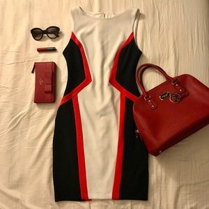 Bisou bisou contour sheath dress